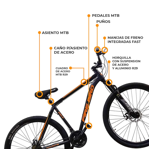 Bicicleta de sales dama rodado 29